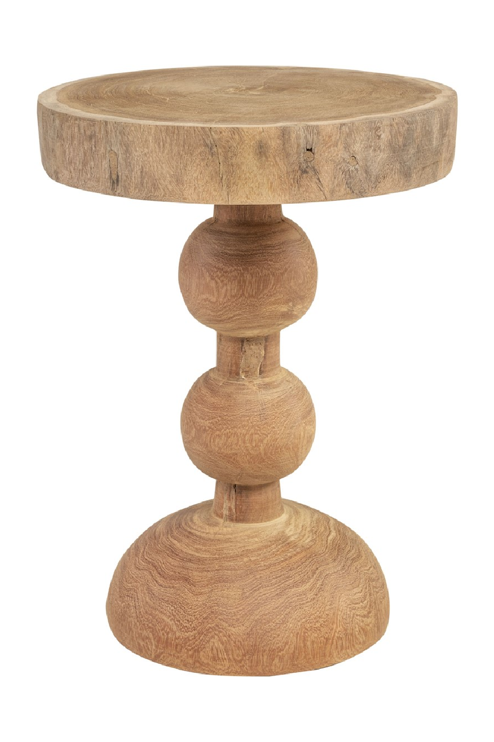 Central Base Wood Side Table | Versmissen Boule | Oroa.com