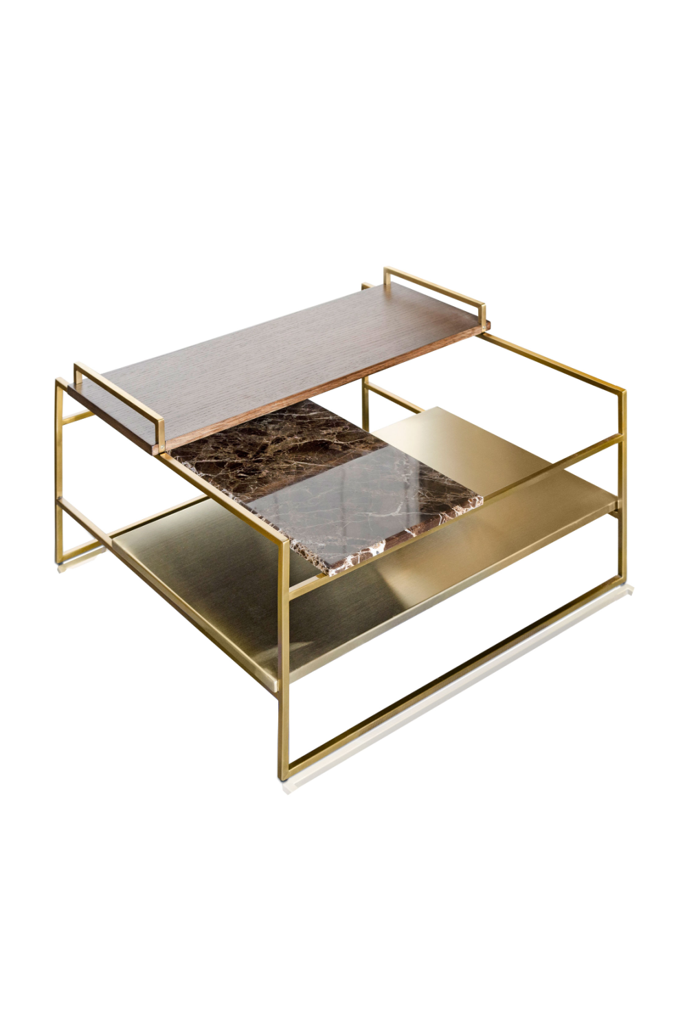 Multi-layered Gold Coffee Table | Versmissen Architect | Oroa.com