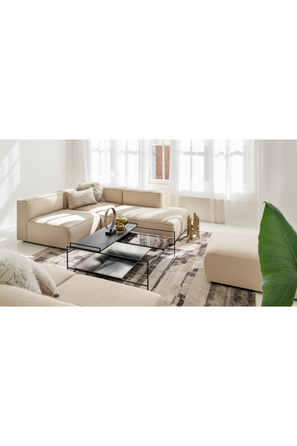 Multi-layered Black Coffee Table | Versmissen Architect | Oroa.com