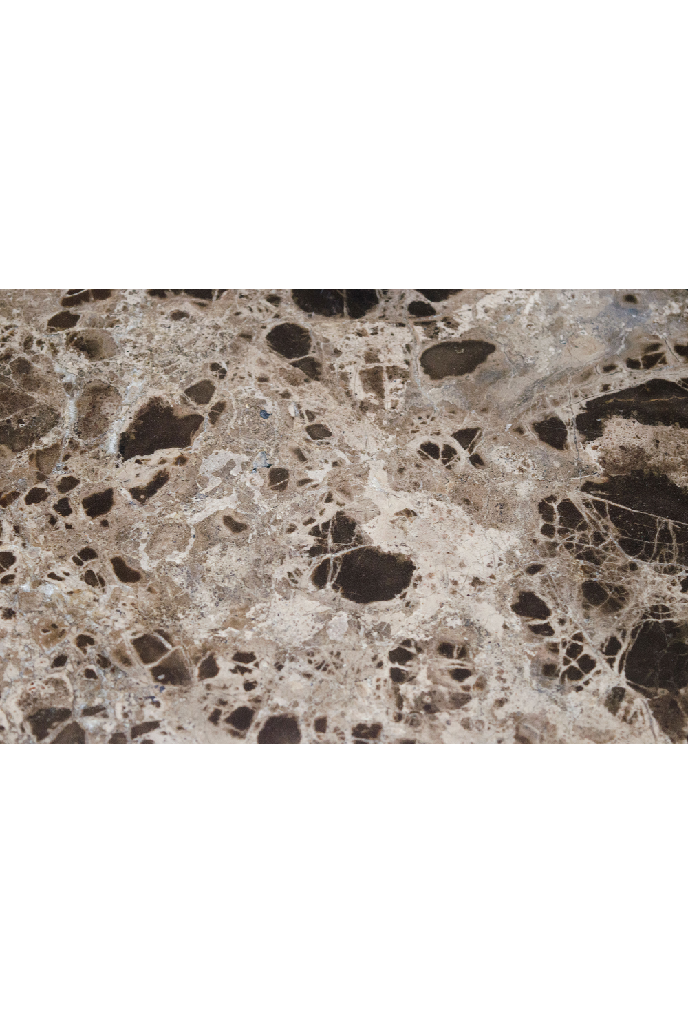 Brown Marble Round DIning Table | Versmissen Razor | Oroa.com