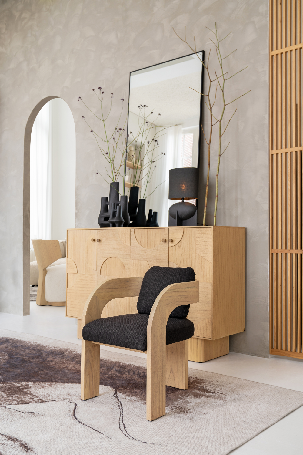 Modern Curved Dining Chair | Versmissen Maravi | Oroa.com