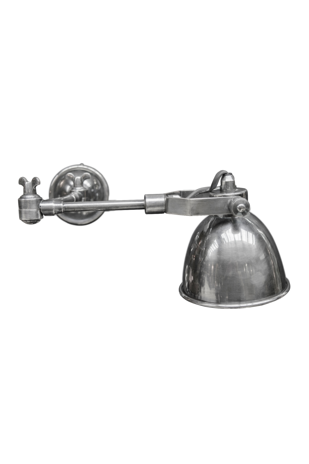 Silver Industrial Wall Lamp | Versmissen Maxim Swing | Oroa.com