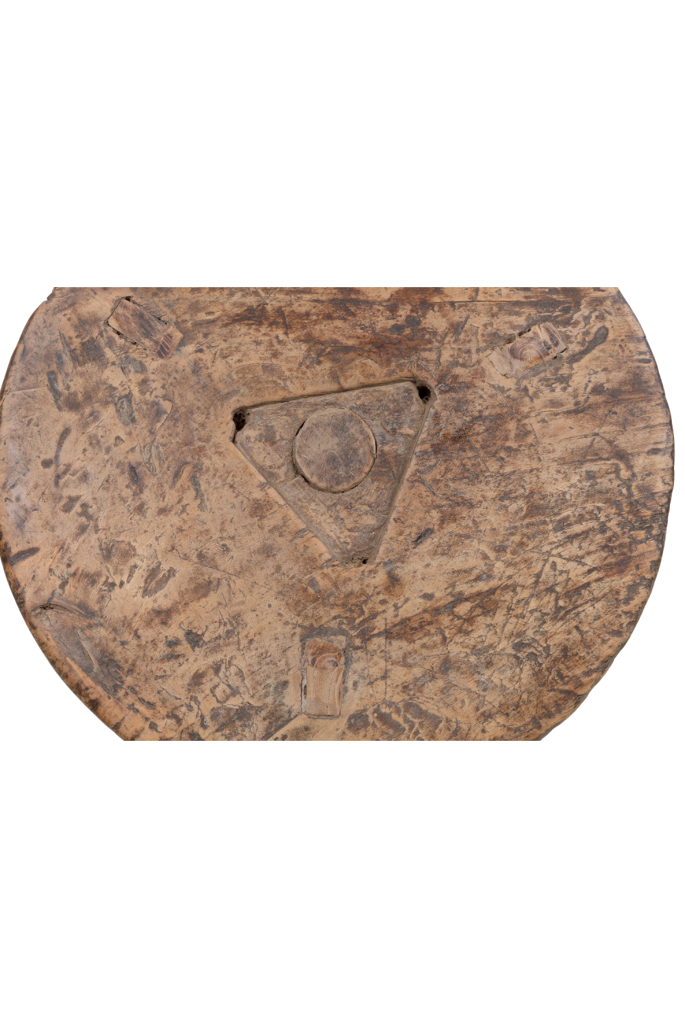 Round Wooden Rustic Stool | Versmissen | Oroa.com