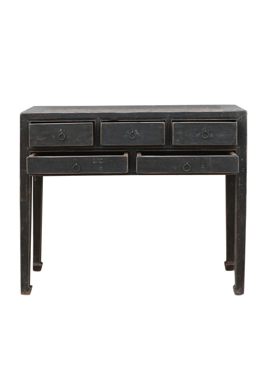 Rustic 5-Drawer Console Table | Versmissen | Oroa.com