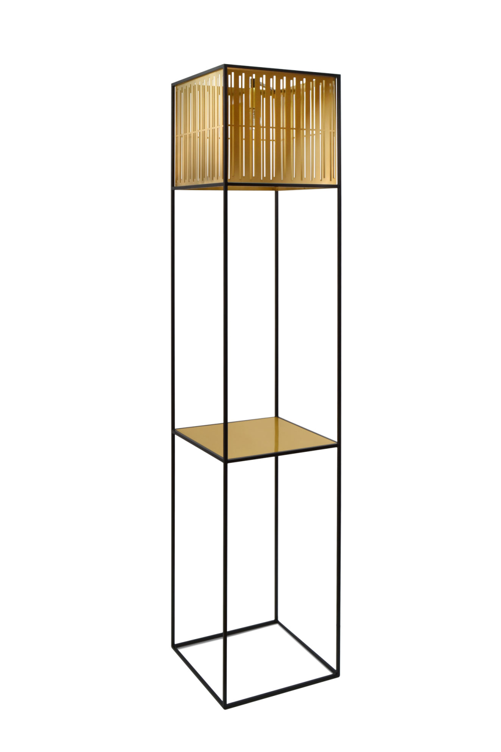 Steel Framed Brass Floor Lamp | Versmissen Oriente | Oroa.com