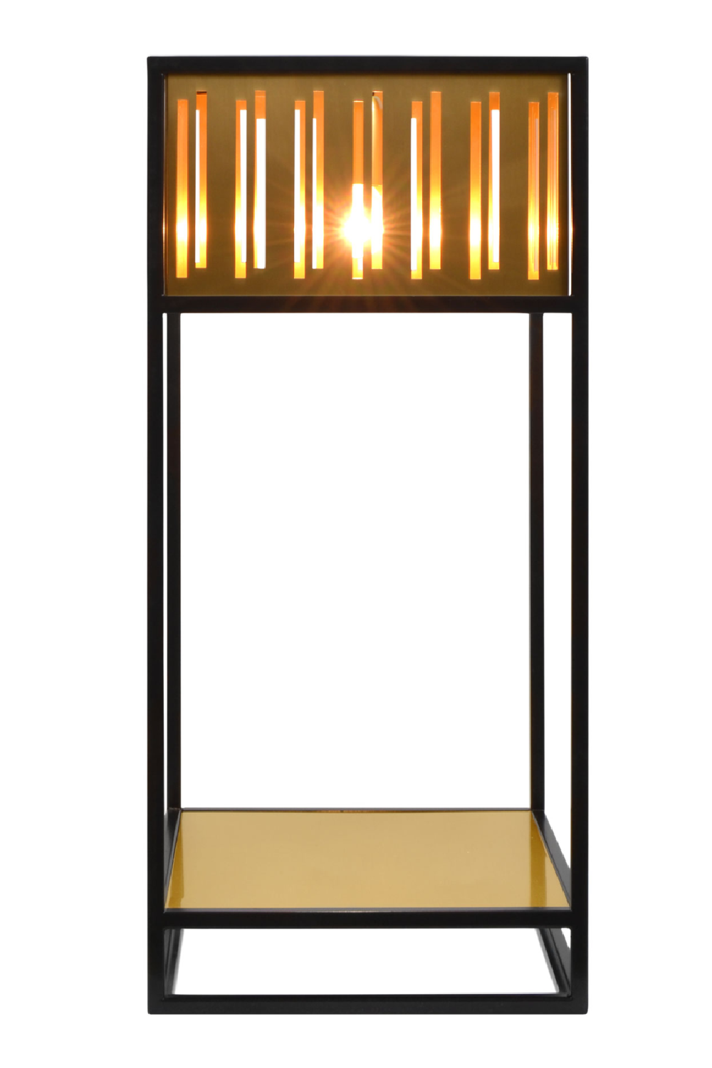 Steel Framed Brass Table Lamp | Versmissen Oriente | Oroa.com