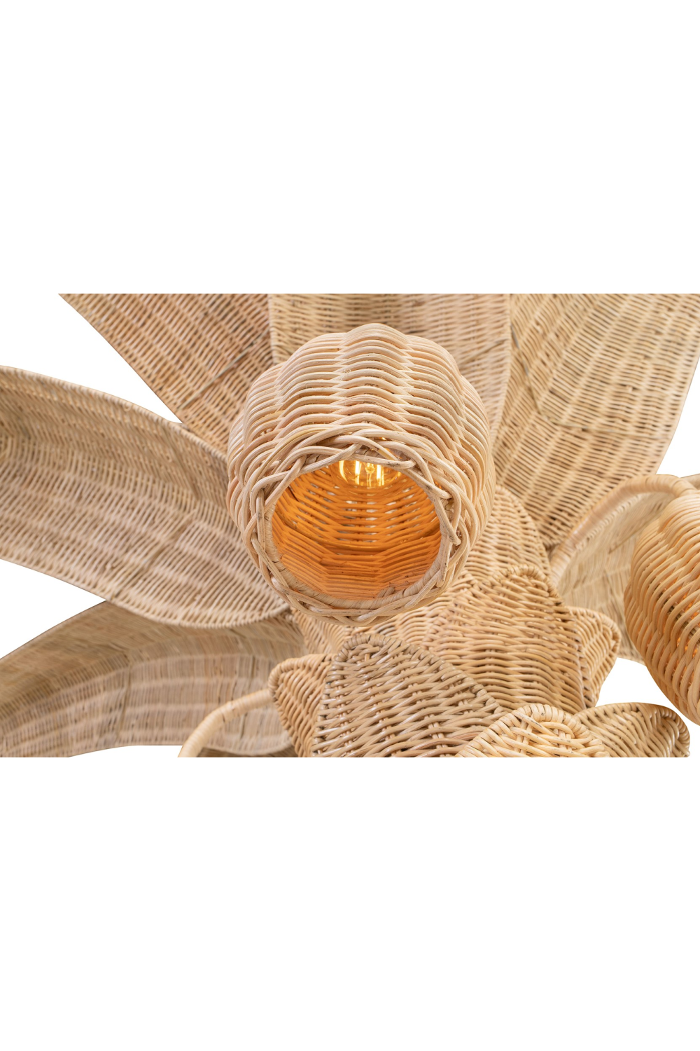 Handcrafted Rattan Floor Lamp | Versmissen Palm Tree | Oroa.com