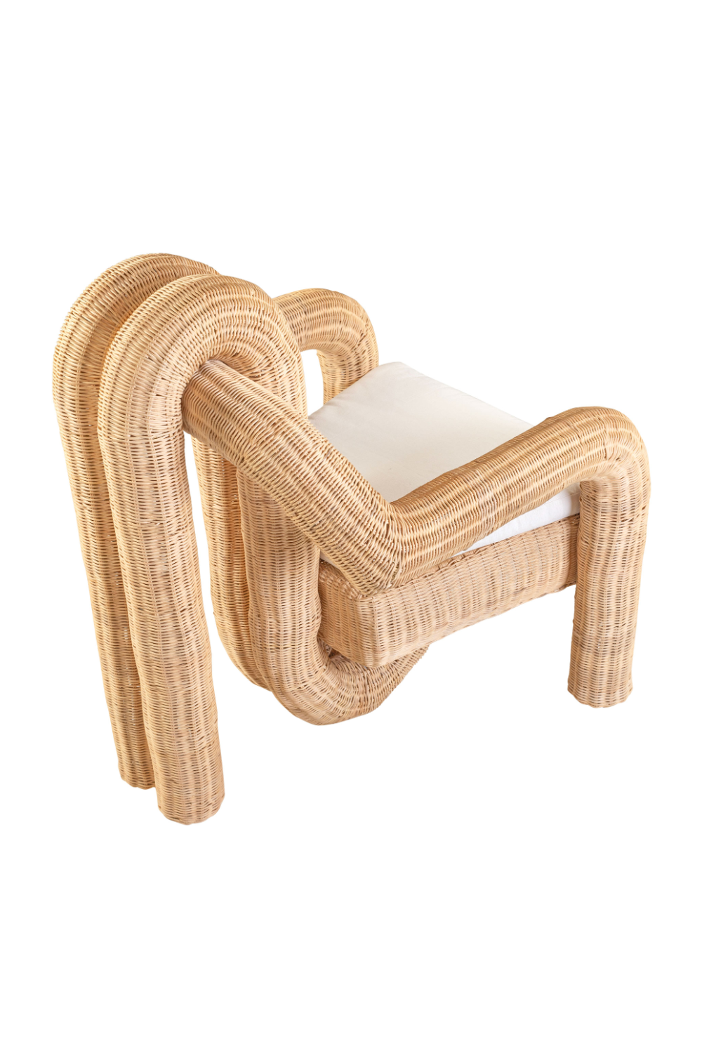 Sculptural Rattan Accent Chair | Versmissen Pompidou | Oroa.com
