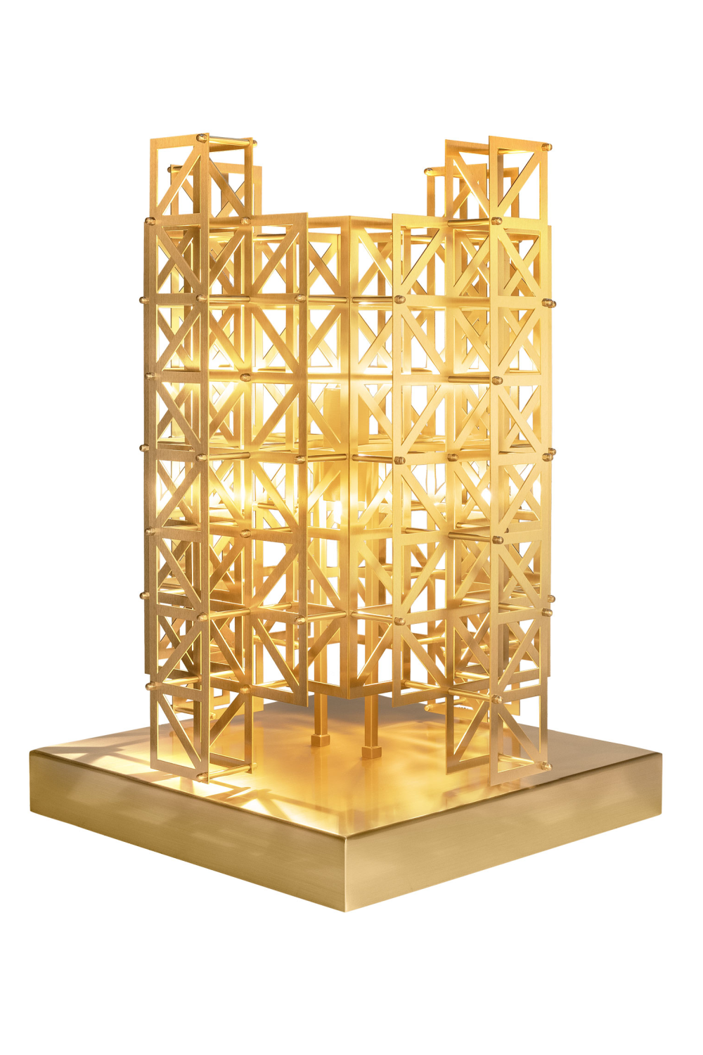 Brass Framework Table Lamp | Versmissen Pontes | Oroa.com