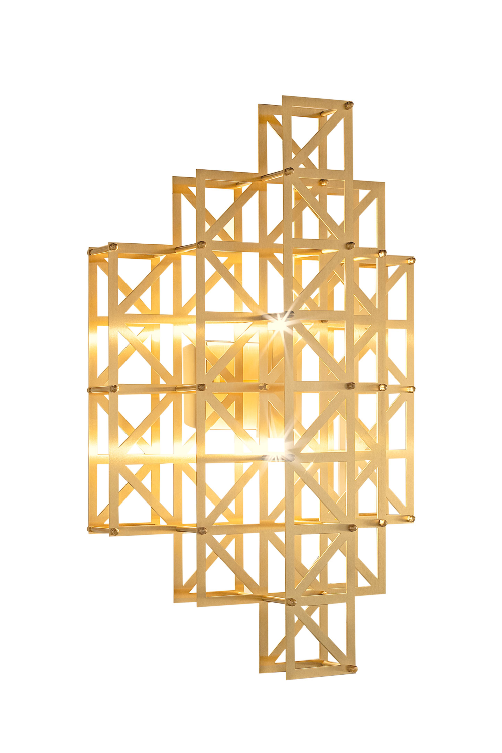 Gold Framework Wall Lamp | Versmissen Pontes | Oroa.com