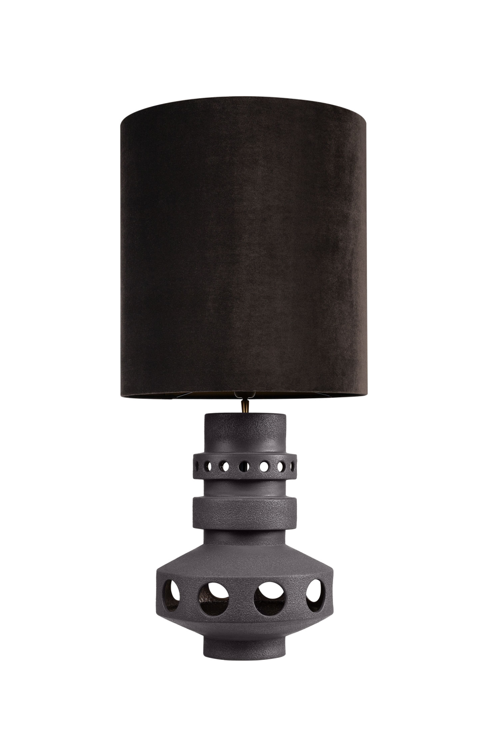 Black Earthenware Table Lamp | Versmissen Unfo | Oroa.com