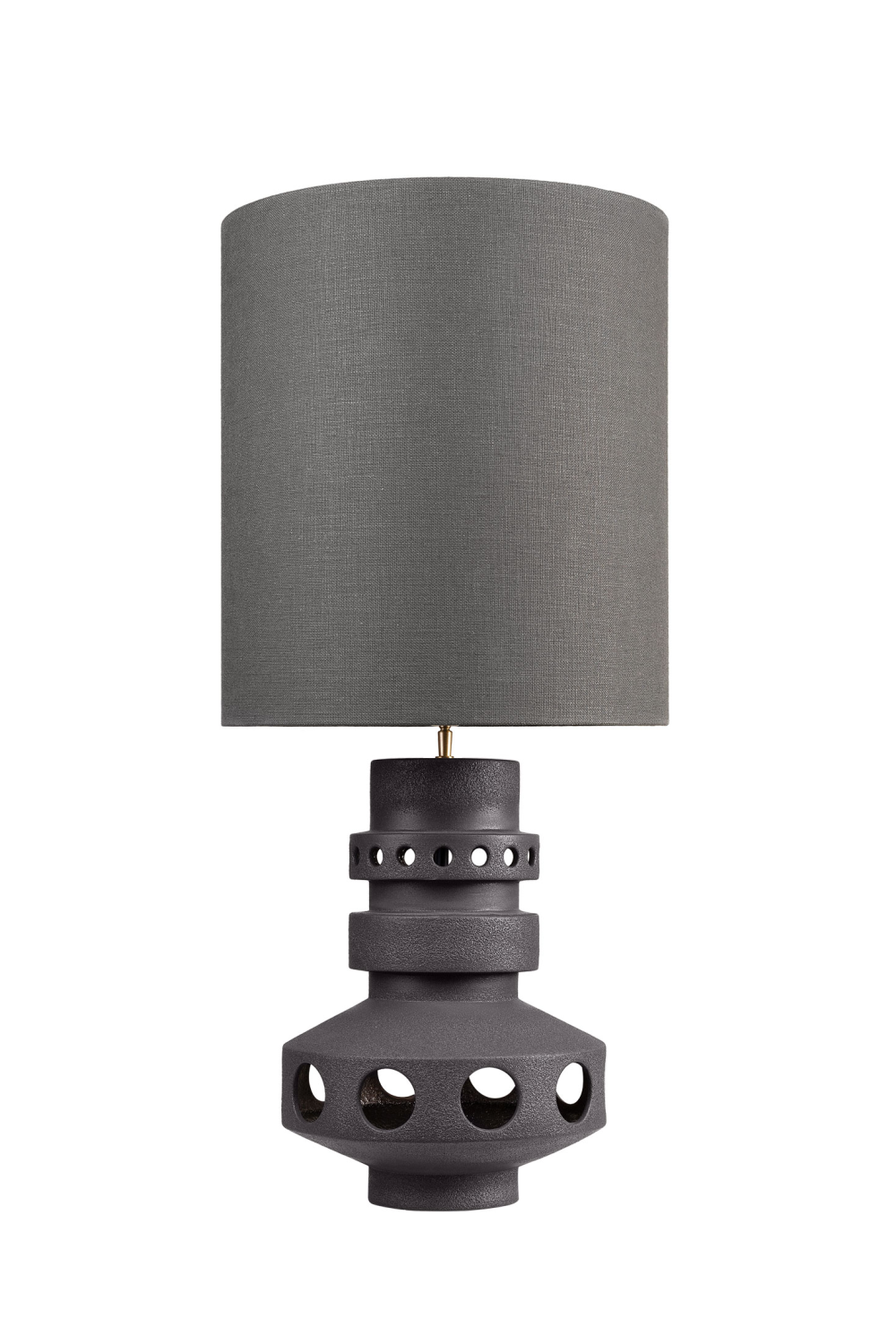 Black Earthenware Table Lamp | Versmissen Unfo | Oroa.com