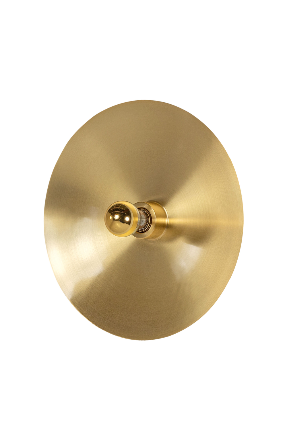 Circular Brass Wall Lamp S | Versmissen Zenith | Oroa.com