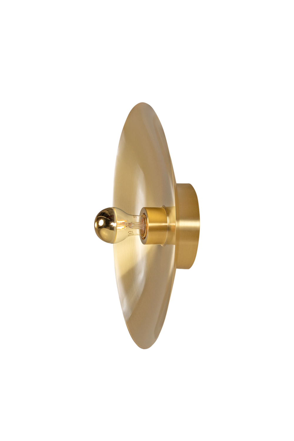 Circular Brass Wall Lamp S | Versmissen Zenith | Oroa.com
