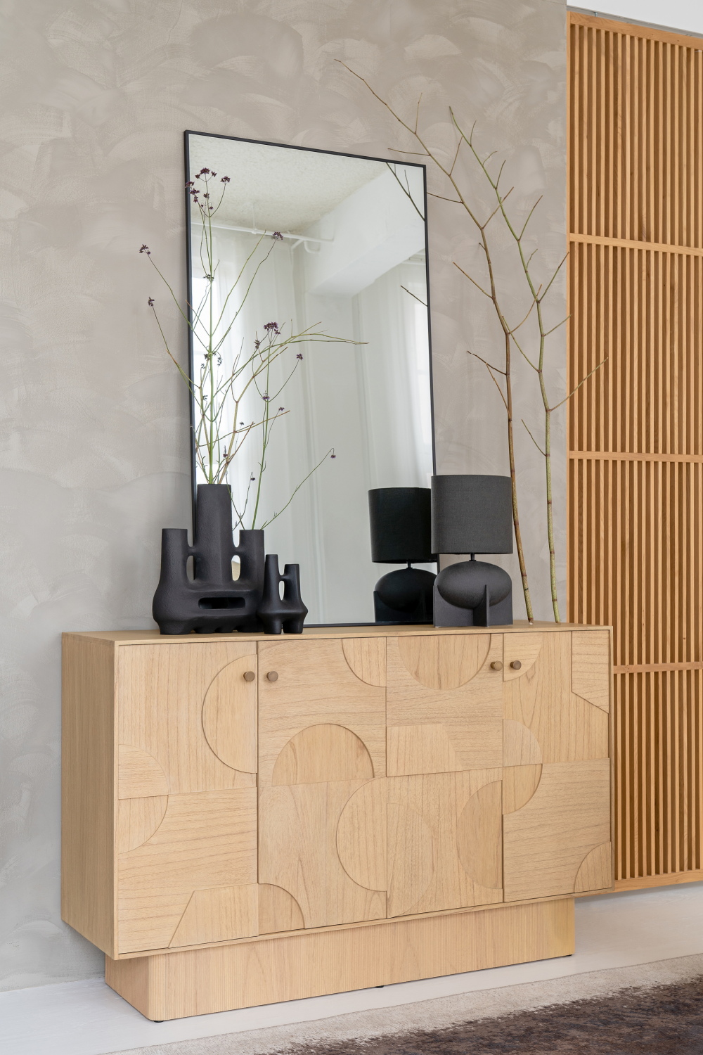 Modern Mindi Wood Sideboard | Versmissen Zulgo | Oroa.com