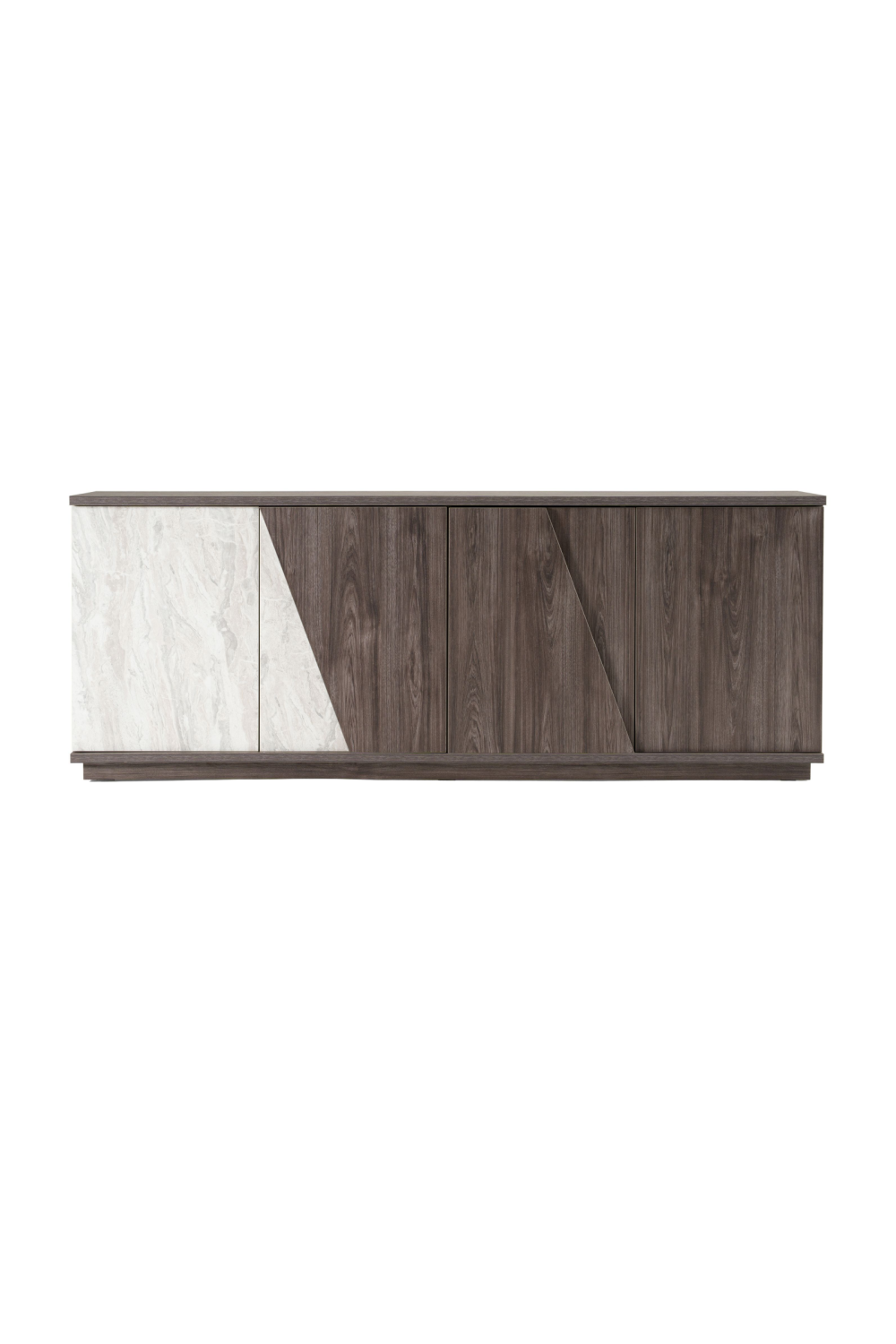 Gray Elm 4-Door Sideboard | OROA Modern Cairo | Oroa.com