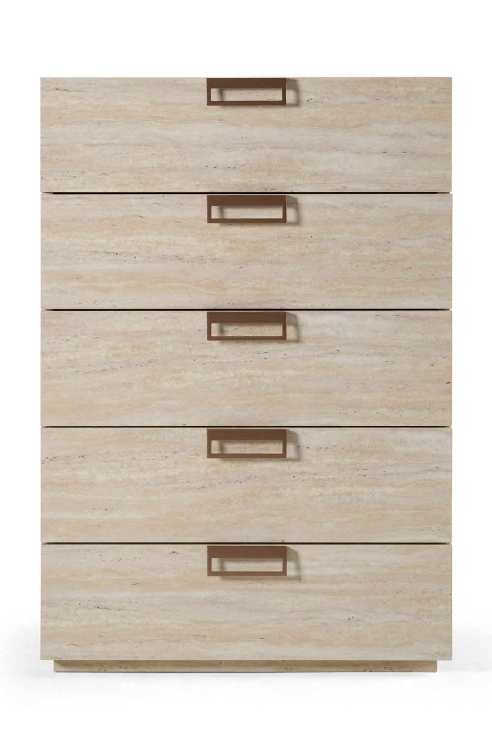 5-Drawer Travertine Chest | OROA Modern Lago | Oroa.com