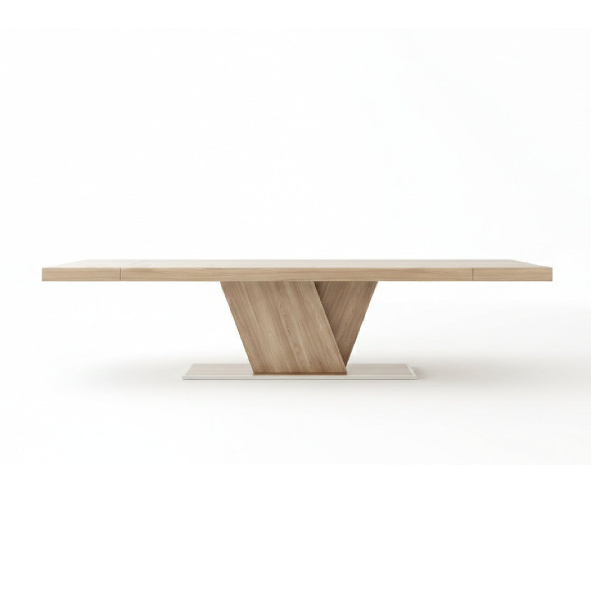 Walnut Caracalla Extendable Dining Table – Victoria – front view