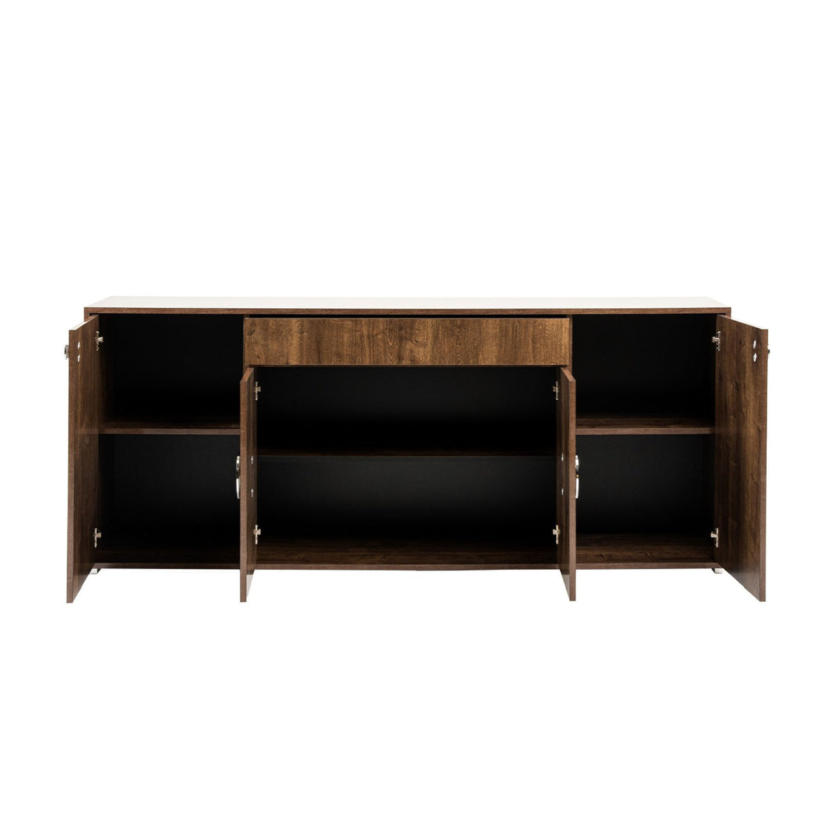 Glossy Wooden 4-Door Buffet | OROA Modern Athen