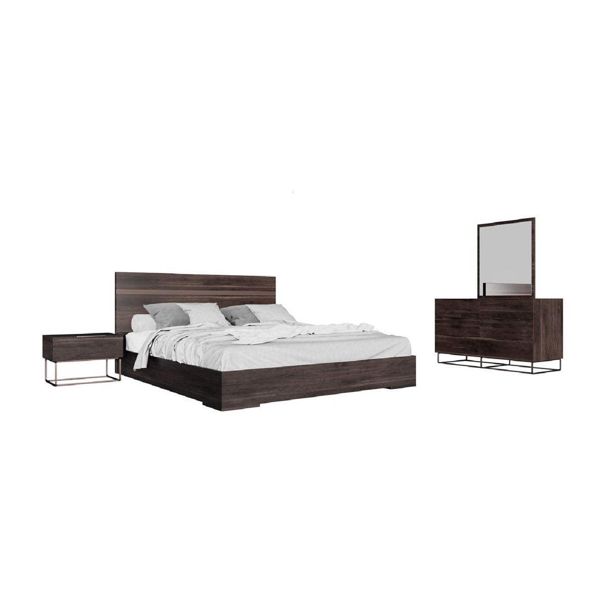 Dark Oak 6-Drawer Dresser | OROA Modern Benzon