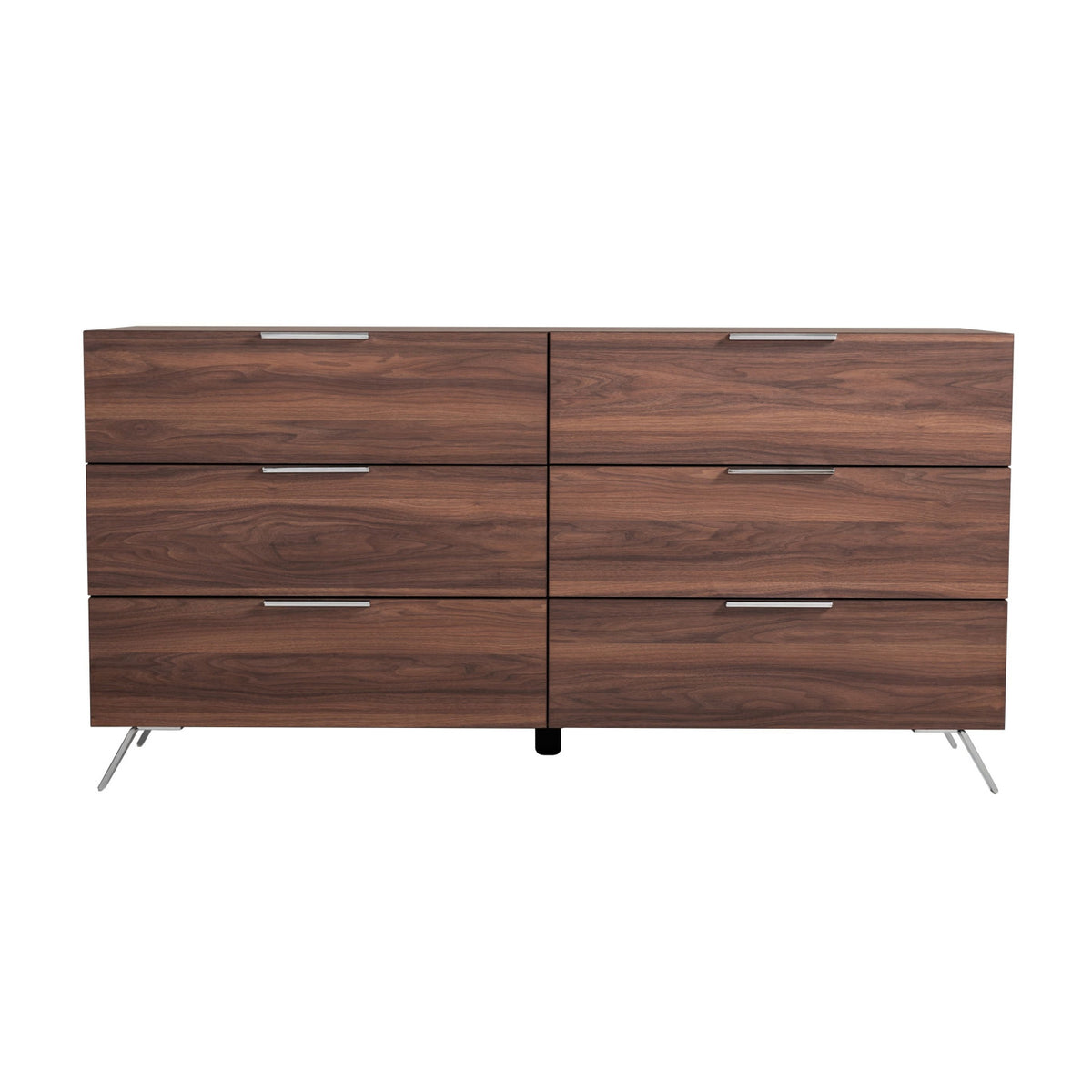 6-Drawer Walnut Dresser | OROA Modern Brooklyn