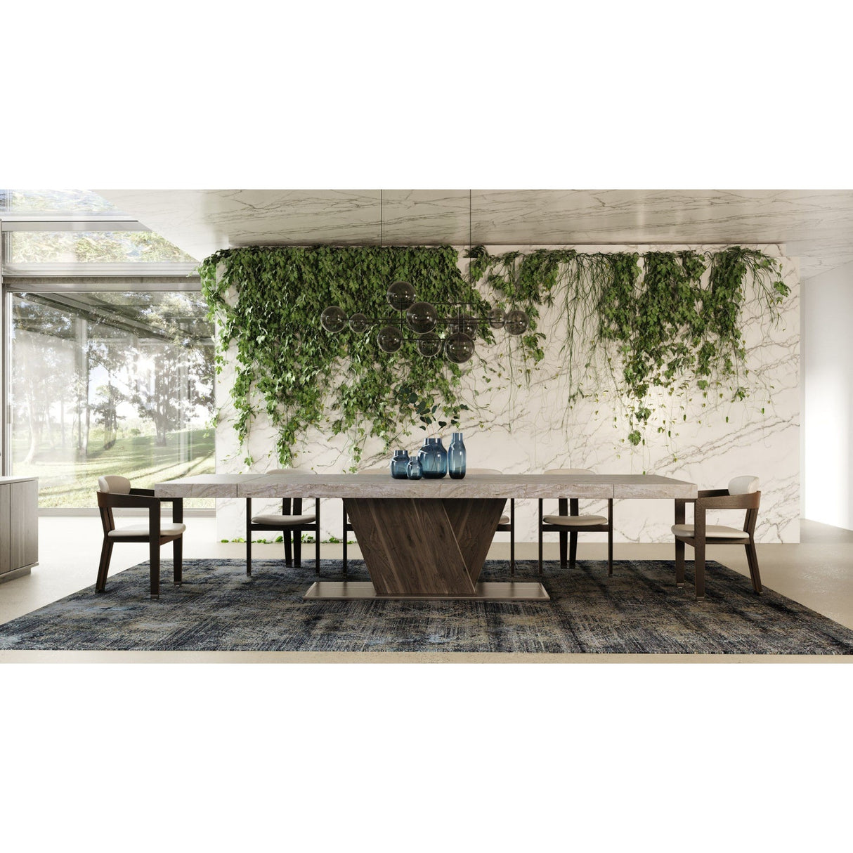 Pecan Elm Extendable Dining Table – Cairo – alternate view 10