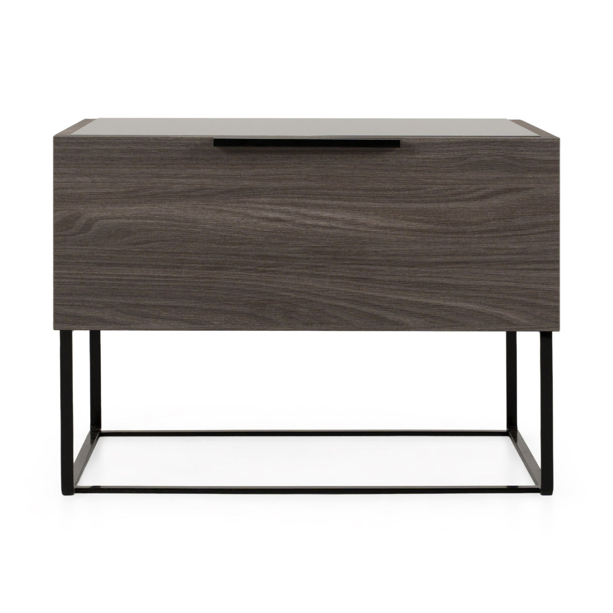 Gray Oak 1-Drawer Nightstand | OROA Modern Enzo
