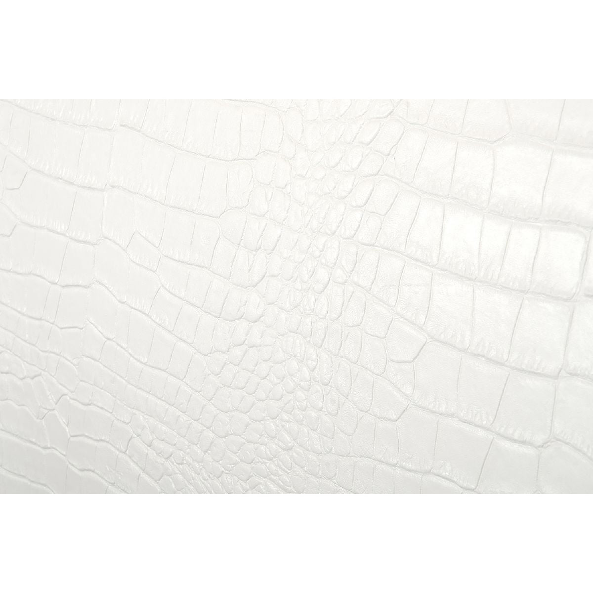 White Crocodile Leather Inspired Bed | OROA Modern Monza