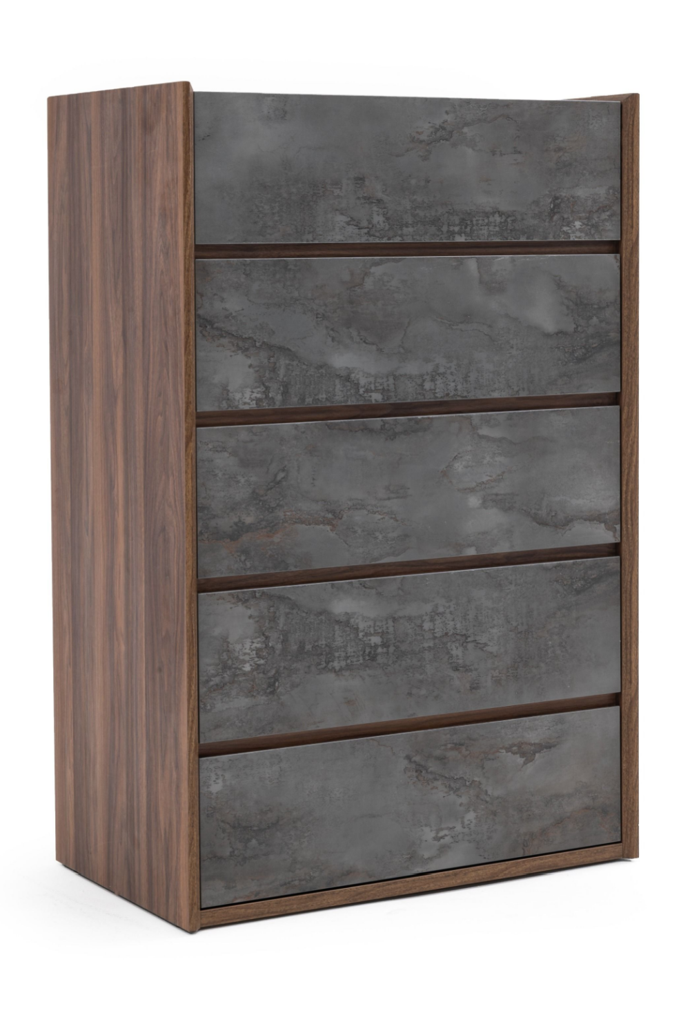 Gray Stucco 5-Drawer Chest | OROA Modern Rado | Oroa.com