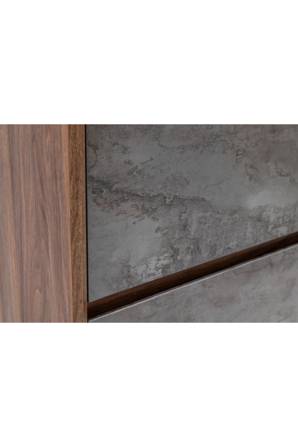 Gray Stucco 5-Drawer Chest | Oroa.com