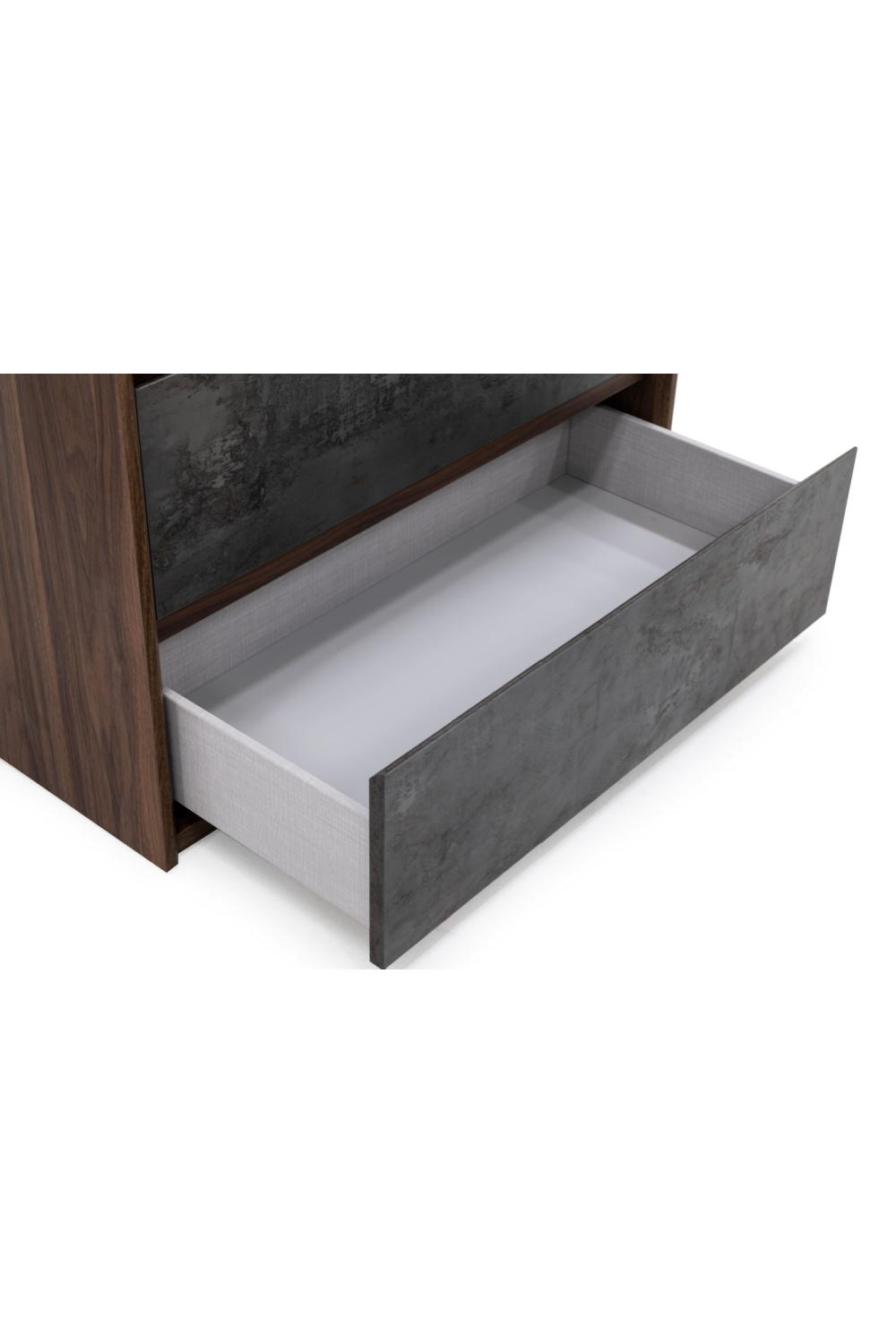 Gray Stucco 5-Drawer Chest | Oroa.com