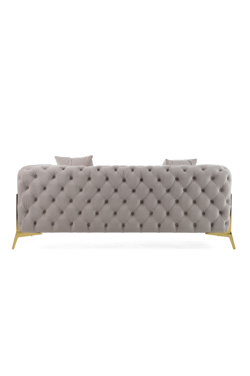 Button-Tufted Velvet Loveseat | OROA Modern Clarice | Oroa.com