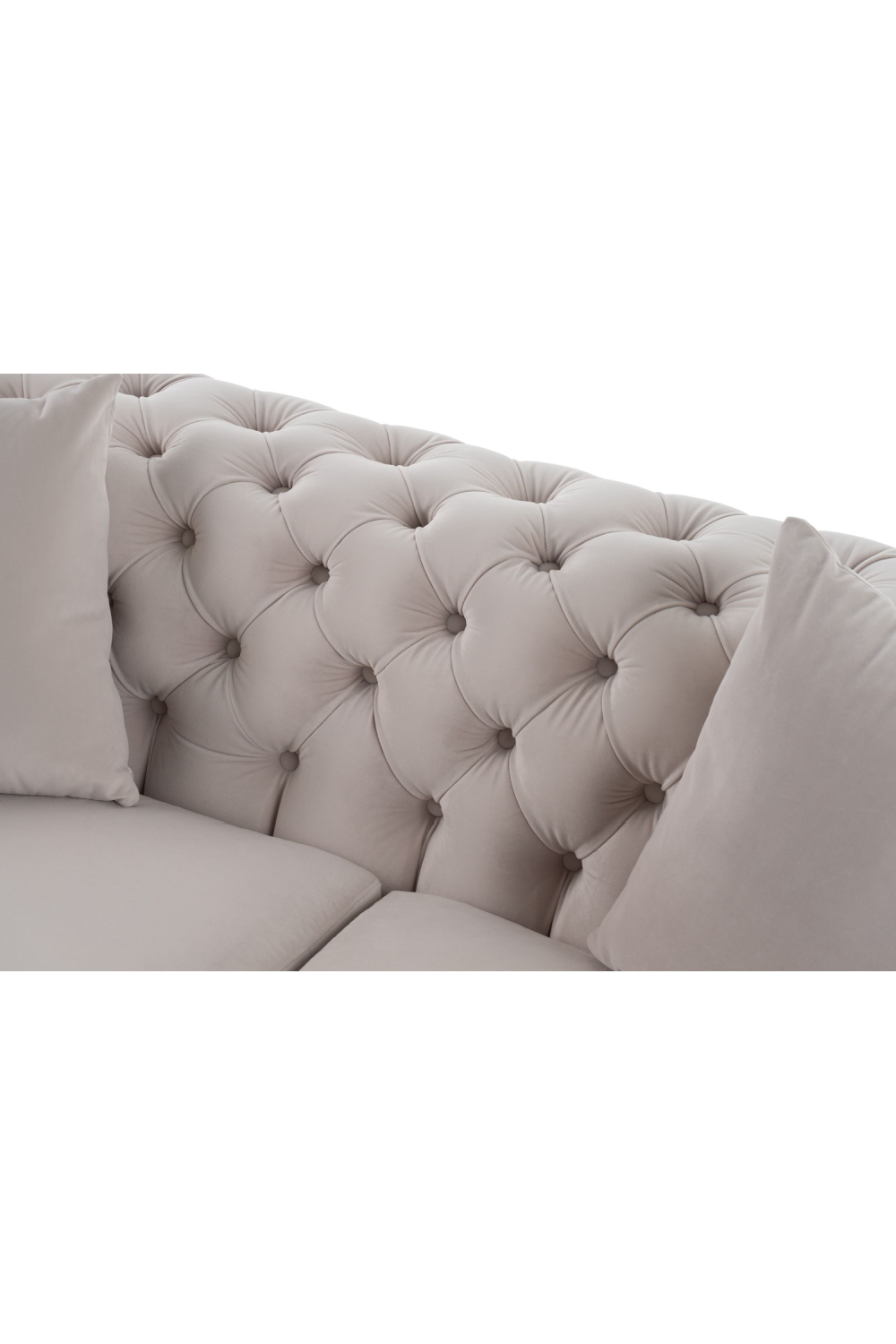 Button-Tufted Velvet Loveseat | OROA Modern Clarice | Oroa.com