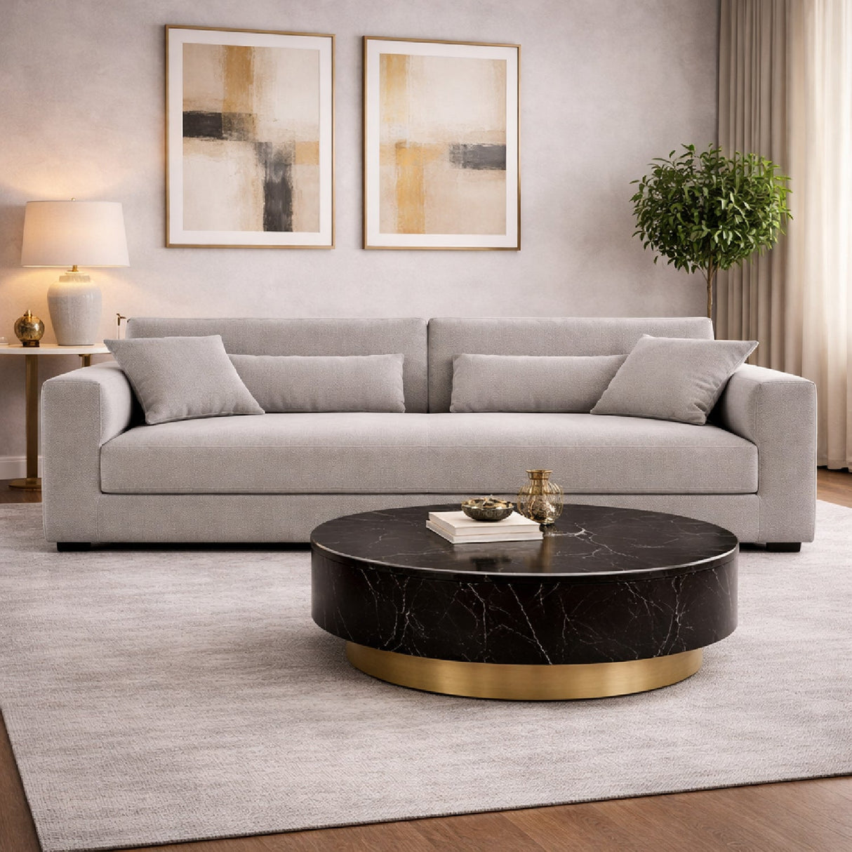 Gray Fabric Sofa – Loki – alternate view 11