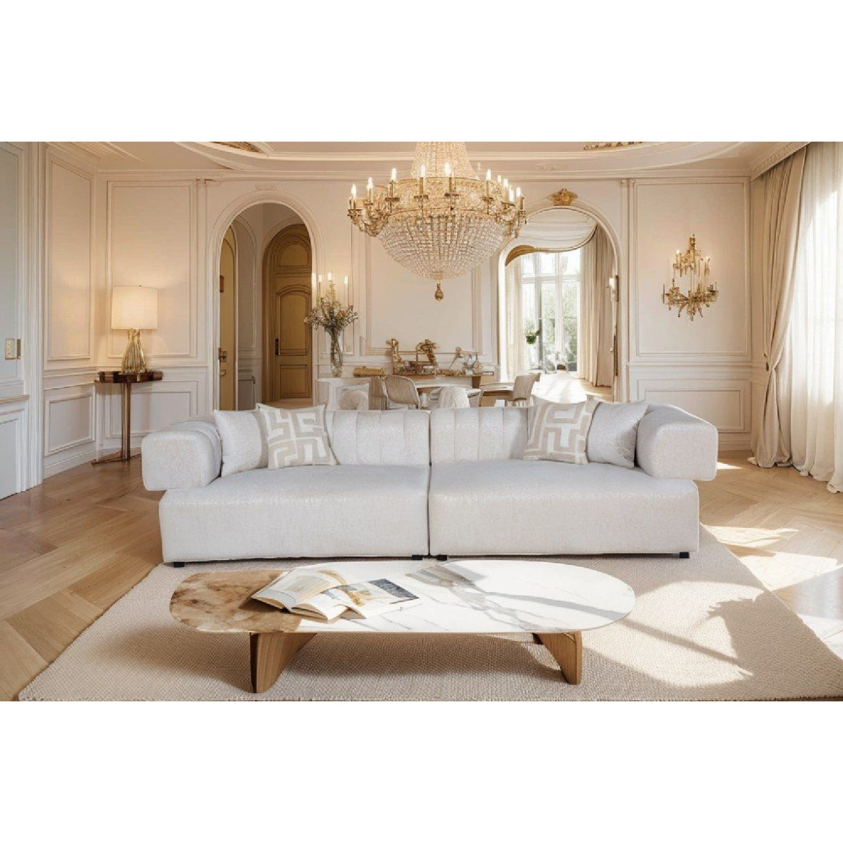 Square-Armed 2-Piece Sofa – Moreno – alternate view 8