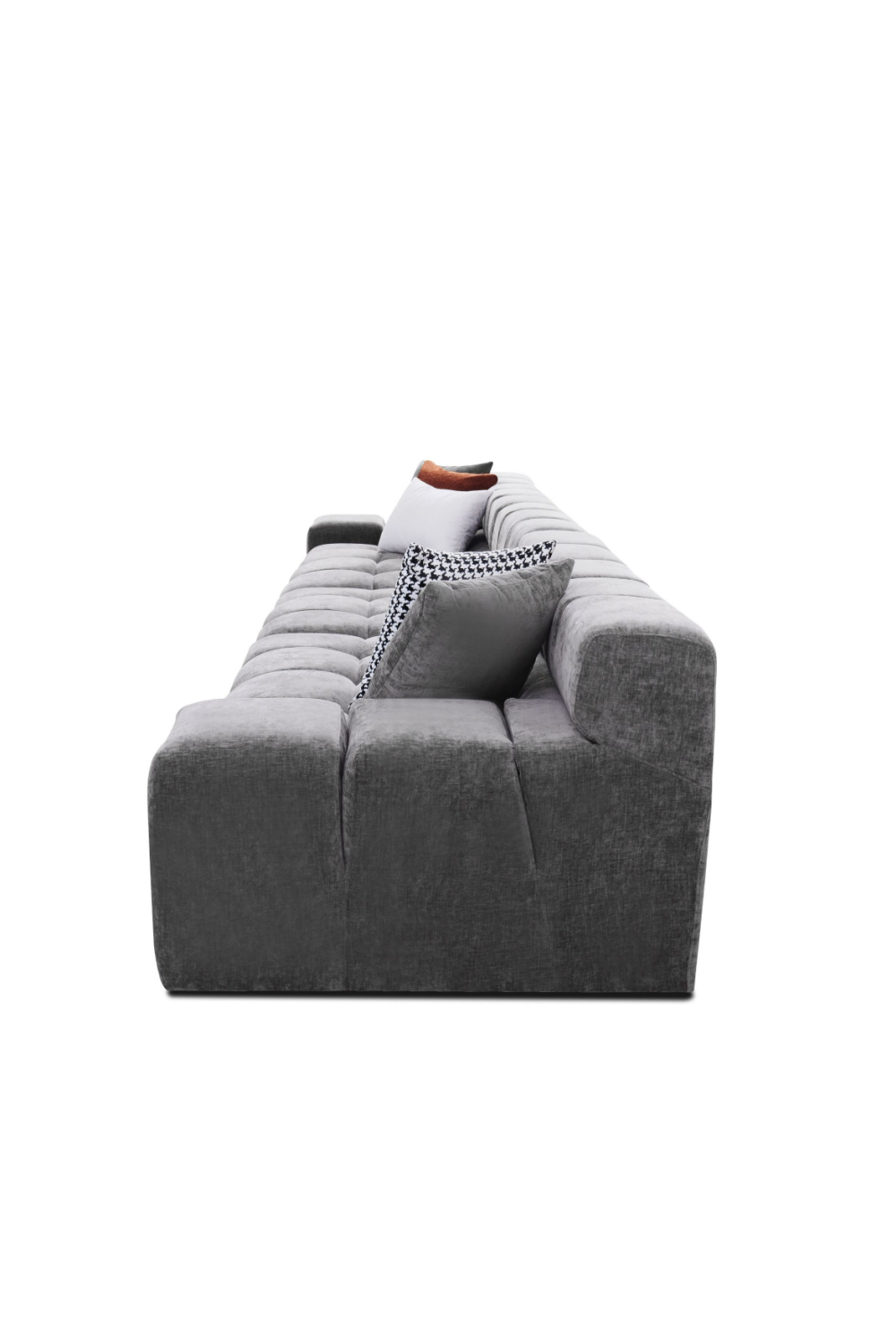 Gray Tufted Sofa | OROA Modern Rhonda | Oroa.com