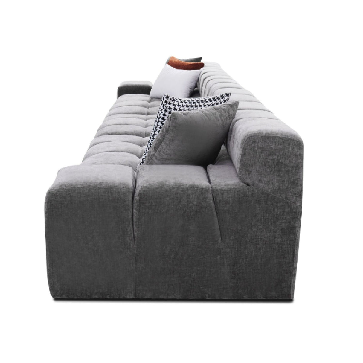 Gray Tufted Sofa – Rhonda – alternate view 5