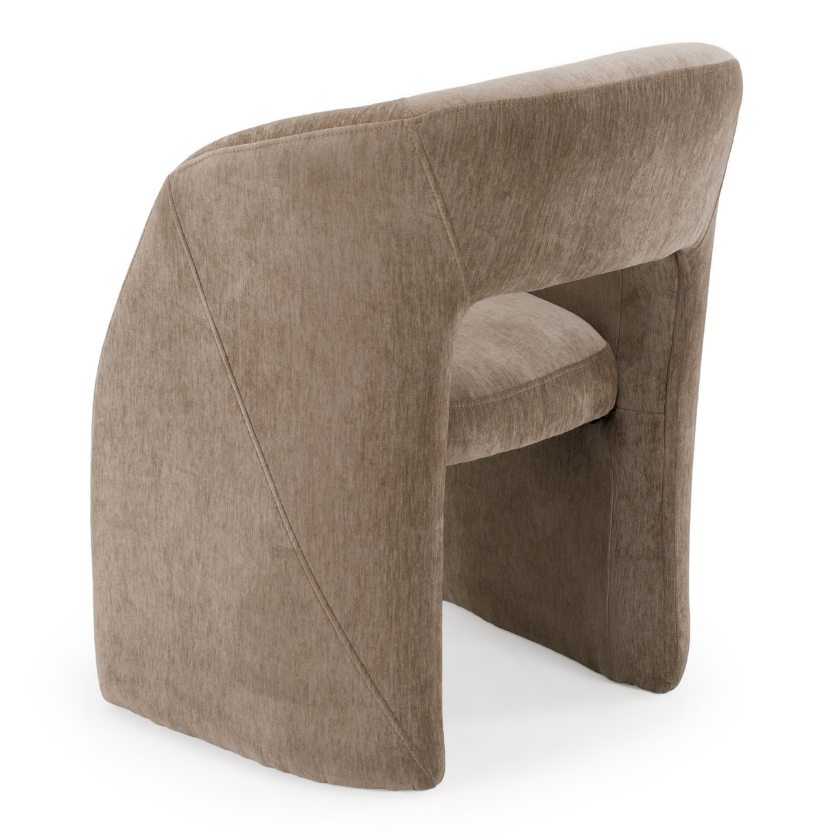 Tan Fabric Dining Chair | OROA Modern Weaver