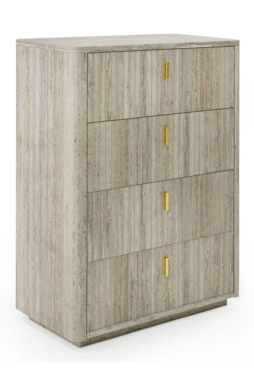 Travertine 4-Drawer Desk | OROA Modern Roma | Oroa.com