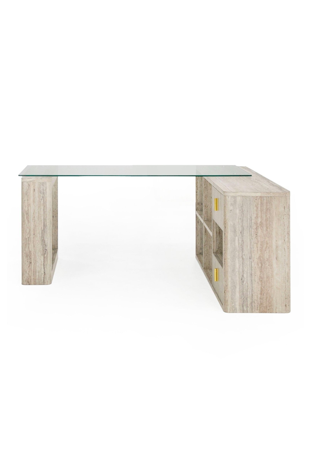 Travertine Reversible Desk | Oroa.com