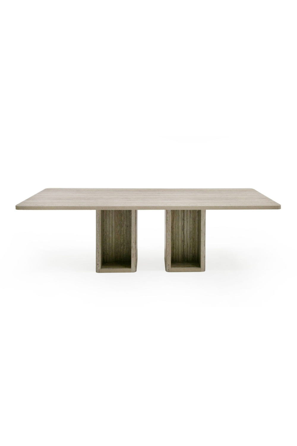 Rectangular Travertine Dining Table | OROA Modern Roma | Oroa.com