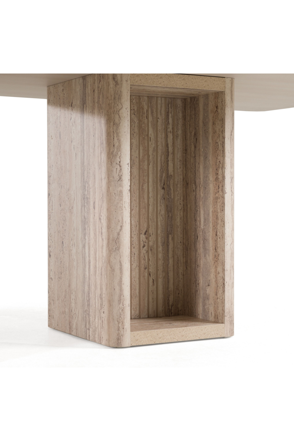 Rectangular Travertine Dining Table | OROA Modern Roma | Oroa.com