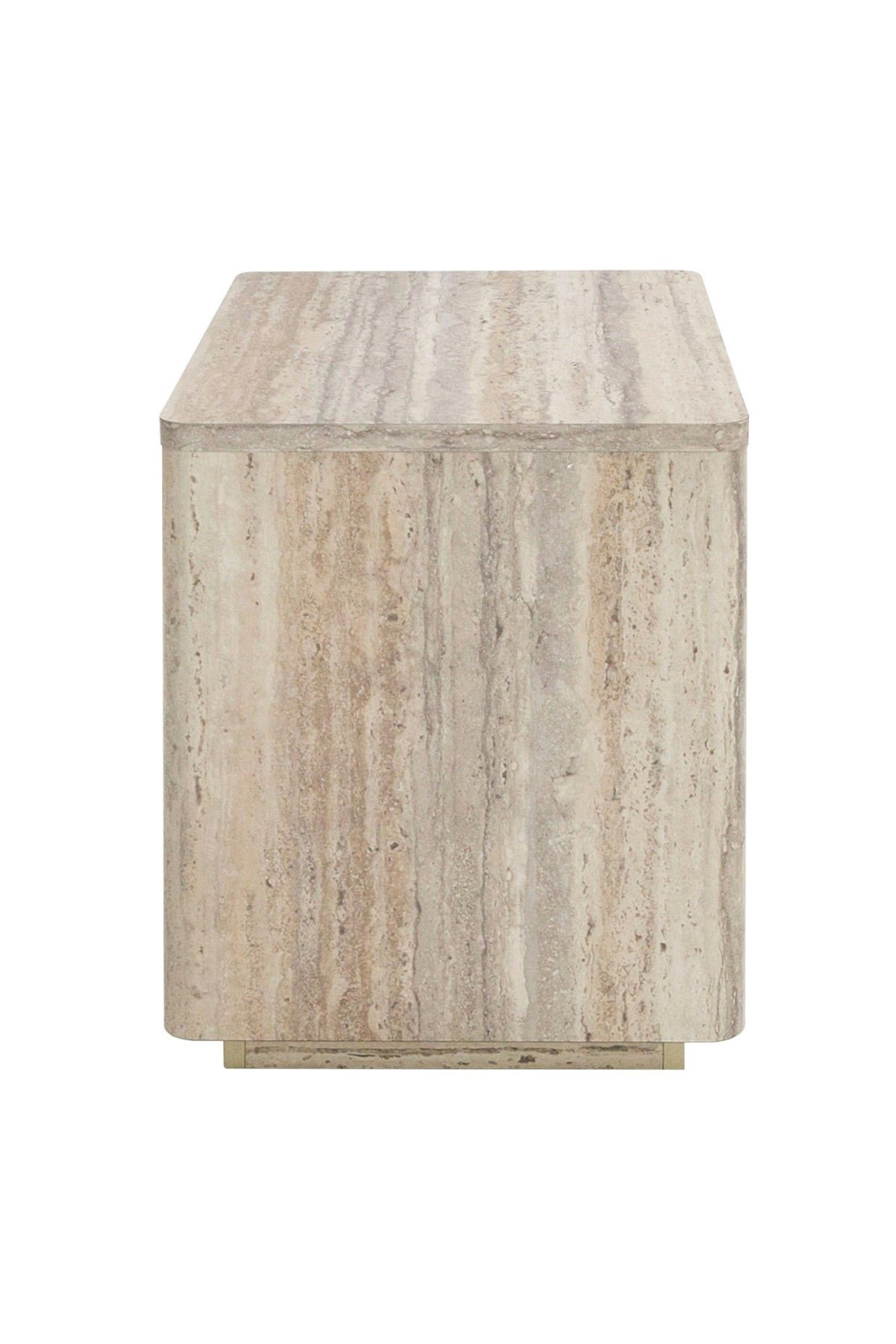 Travertine Inspired 1-Drawer Nightstand | OROA Modern Roma | Oroa.com