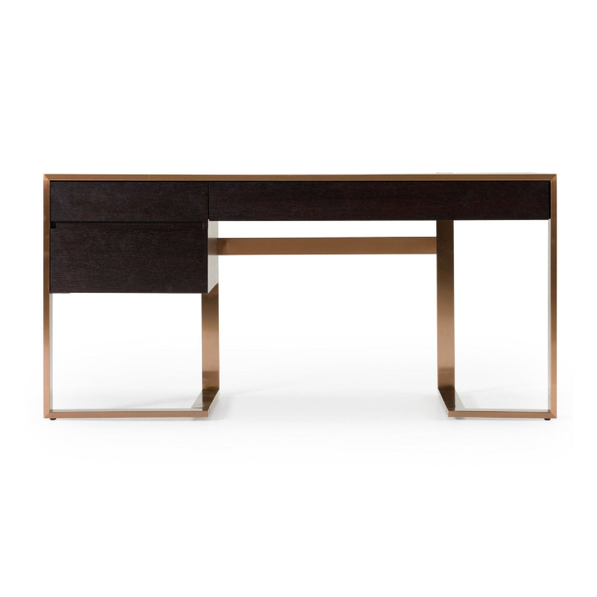 Wenge Veneer Desk – Fauna – front view