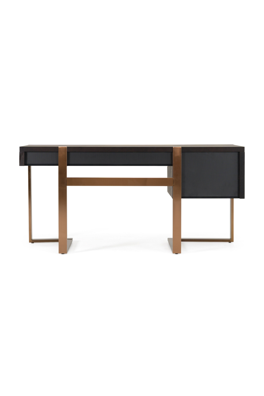 Rosegold Framed 3-Drawer Desk | OROA Modern Fauna | Oroa.com