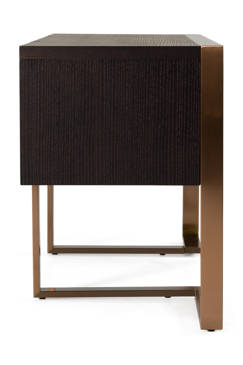 Rosegold Framed 3-Drawer Desk | OROA Modern Fauna | Oroa.com