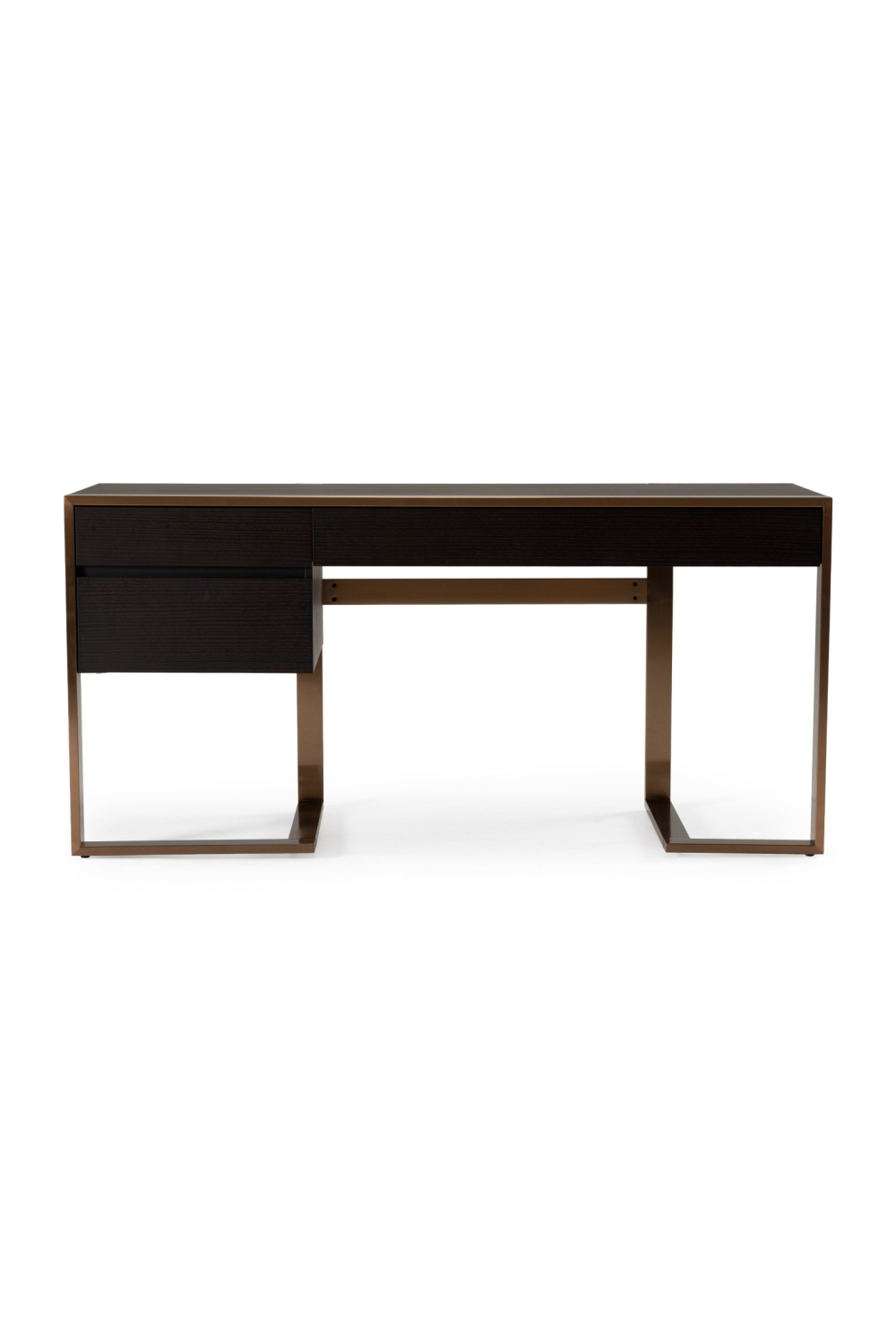 Rosegold Framed 3-Drawer Desk | OROA Modern Fauna | Oroa.com