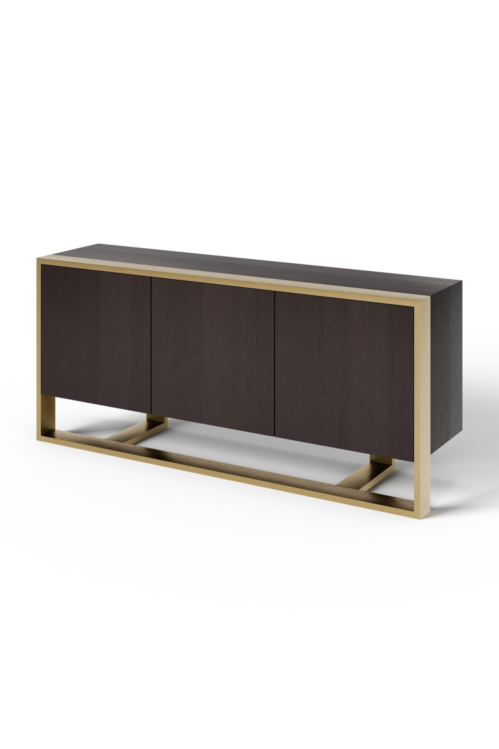 Wenge Veneer 3-Door Sideboard | Oroa.com