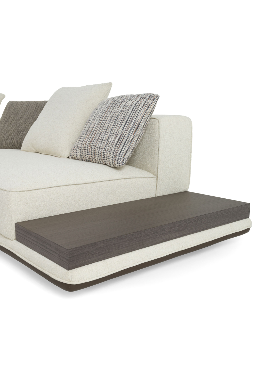 Ivory Sectional Sofa with Coffee Table | OROA Modern Siret | Oroa.com
