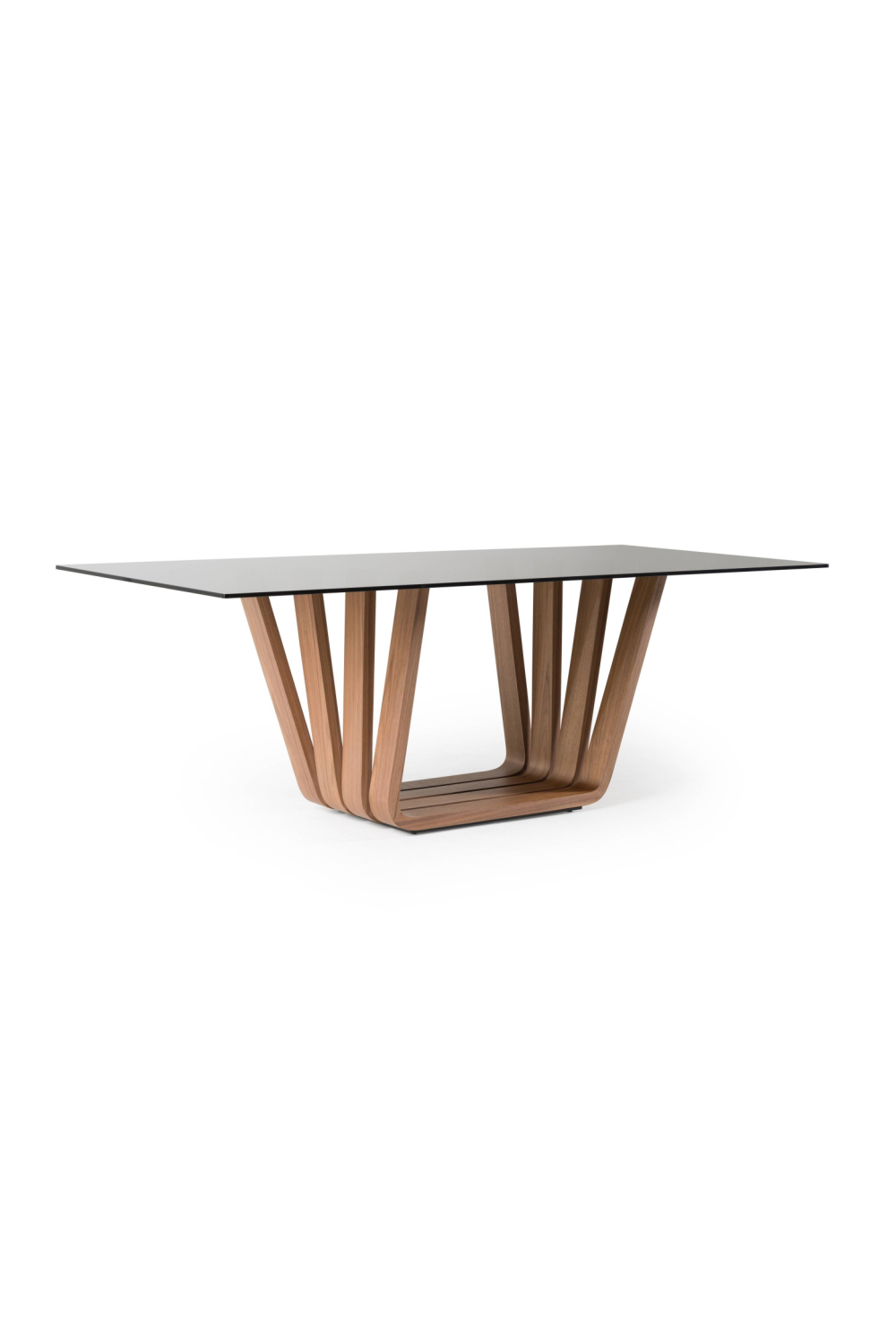Gray Glass Dining Table | OROA Modern Solvang | Oroa.com